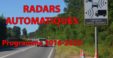 programme d'installation des radars automatiques 2016-2020