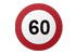 vitesse : 60 km/h