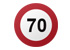 vitesse : 70 km/h