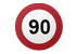 vitesse : 90 km/h