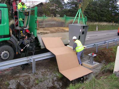 pose cabine radar fixe