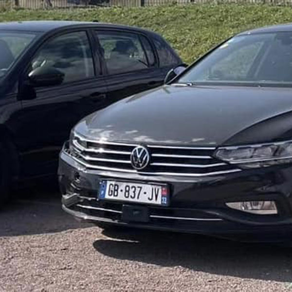 Choc avant pour la VW Passat GB-837-JV