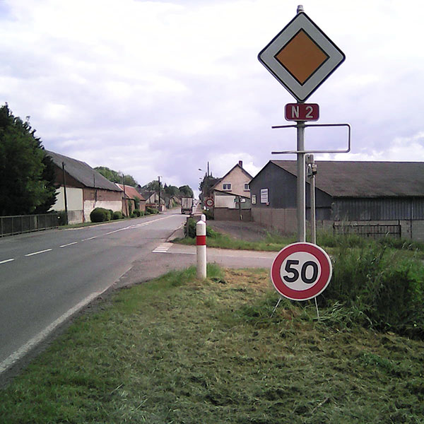 panneau 50 herbe coupe