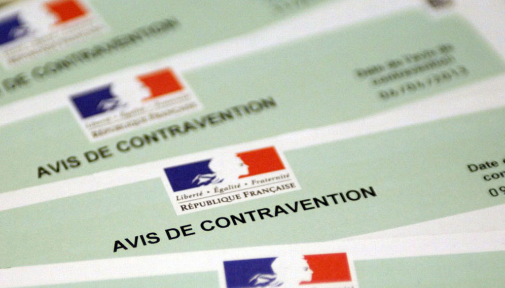 Avis de contravention