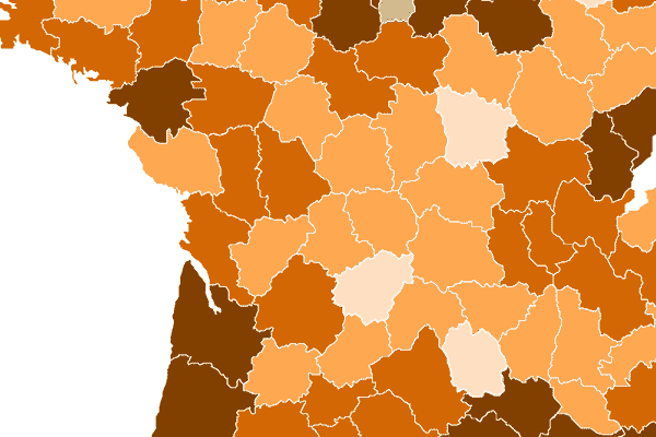 Radars automatiques, carte des dpartements les plus vandaliss!