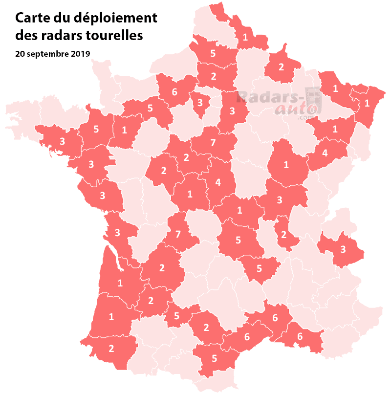 Dploiement des radars tourelles au 20 septembre