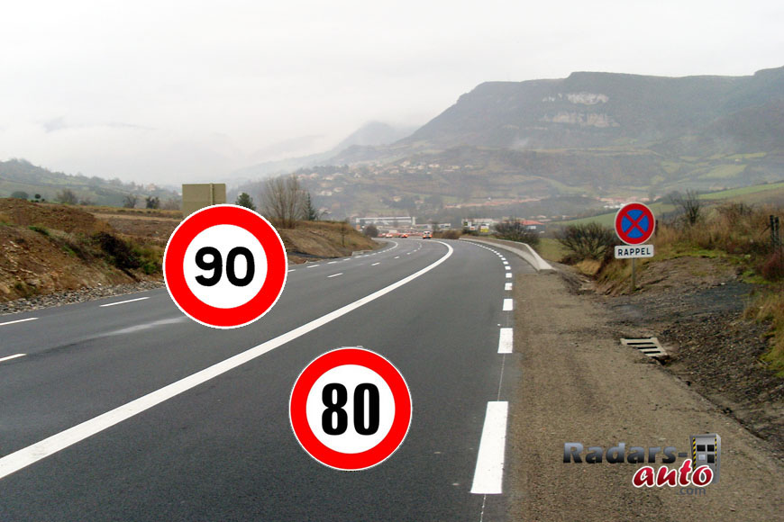  90 km/h dans les crneaux de dpassement