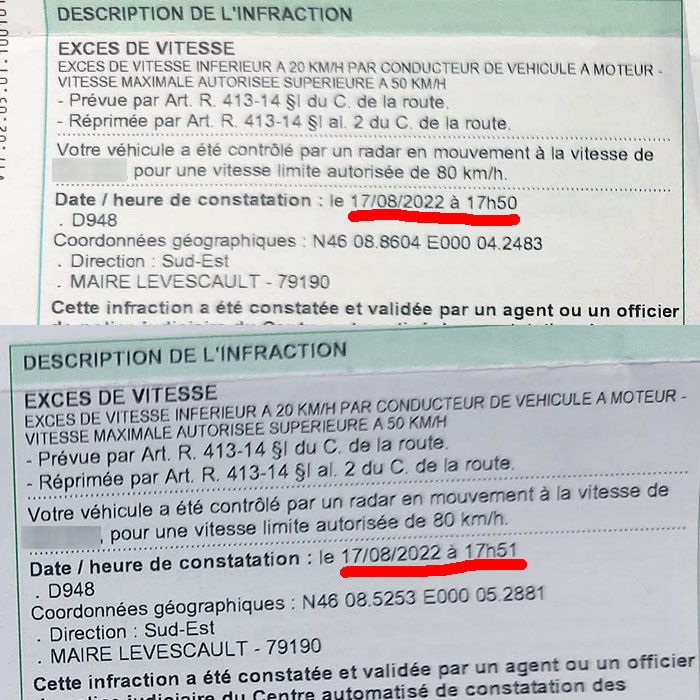 double pv voiture radar privatise 1 minute