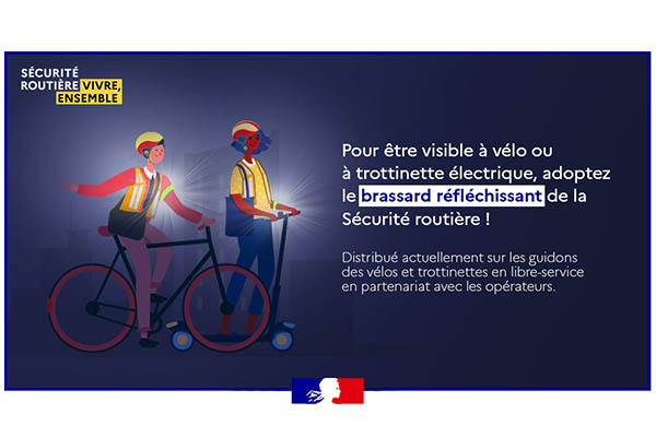 campagne securite routiere avec le nouveau logo