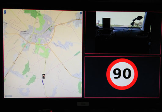 système GPS voiture radar