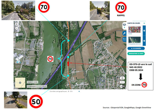 infographie infraction radar D737