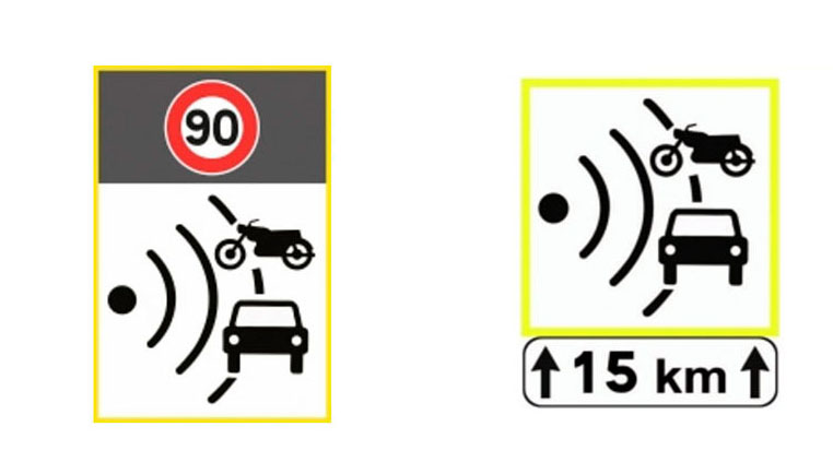 nouveaux panneaux radars 2017