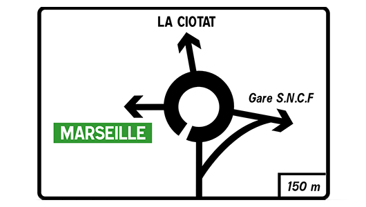 présignalisation diagrammatique sens giratoire