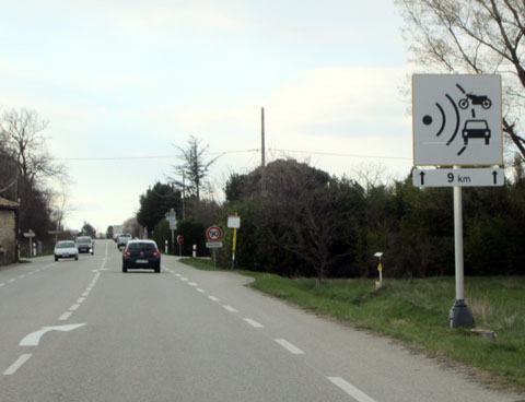 Panneau radar Etoile-sur-Rhne 2018