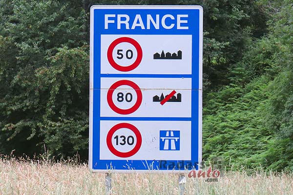 Le 80 km/h enfin signal correctement aux frontires