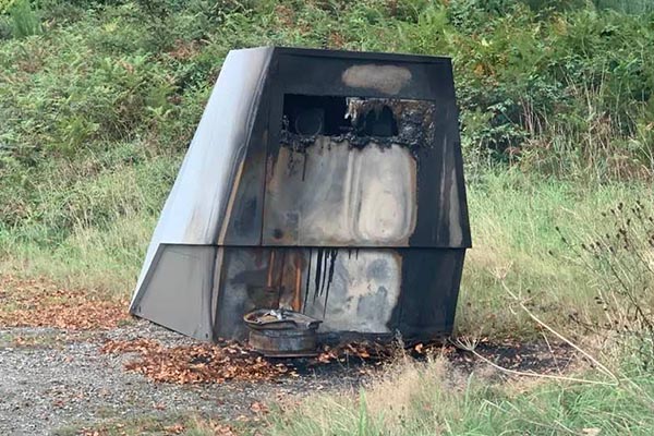 radar autonome incendi  Plouay septembre 2020