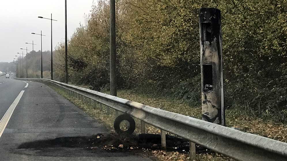 8 mois de prison pour avoir incendi des radars