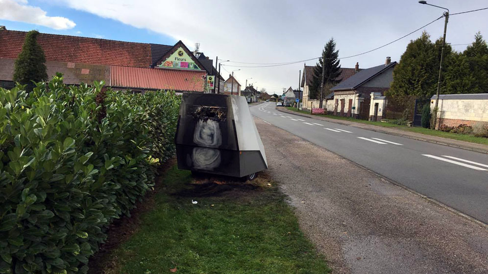 La vandalisme lourd sur les radars est en forte augmentation