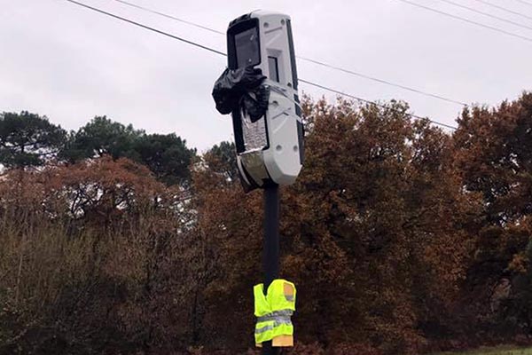 Les radars tourelles subissent déjà des dégradations