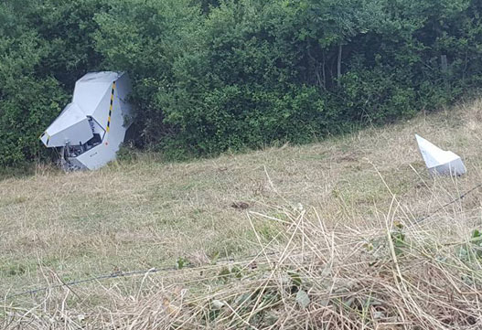 Radar autonome pouss dans le champ