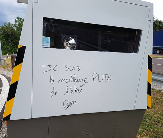 Un message d'automobiliste excd