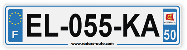 immatriculation EL-055-KA