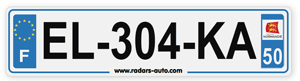 immatriculation EL-304-KA