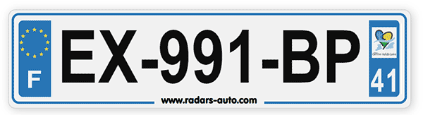 immatriculation EX-991-BP