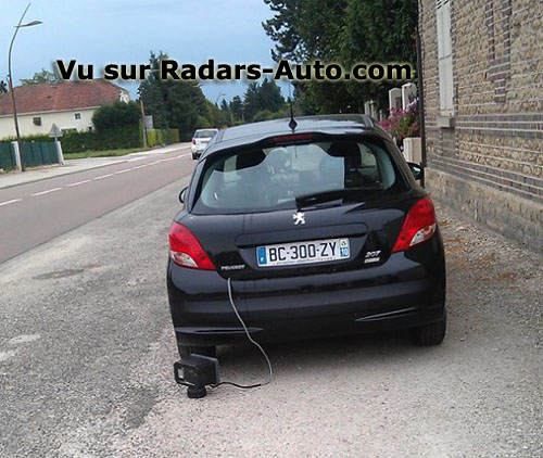 Radar mobile Peugeot 207