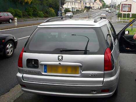 Radar mobile Peugeot 306 break