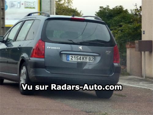 Radar mobile Peugeot 307 break