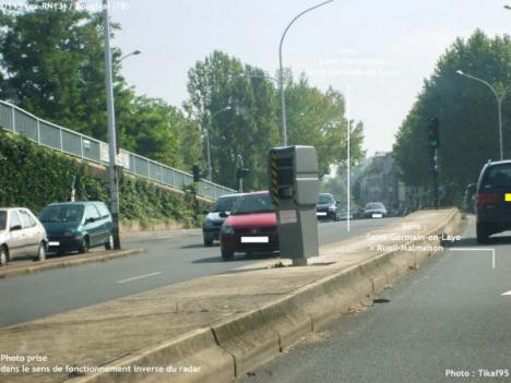 Photo 1 du radar automatique de Bougival