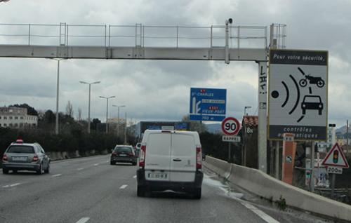 Photo du radar automatique de Marseille (A7)