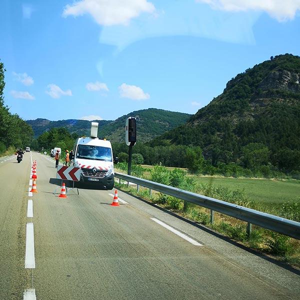 Photo du radar automatique de Coux (D104)