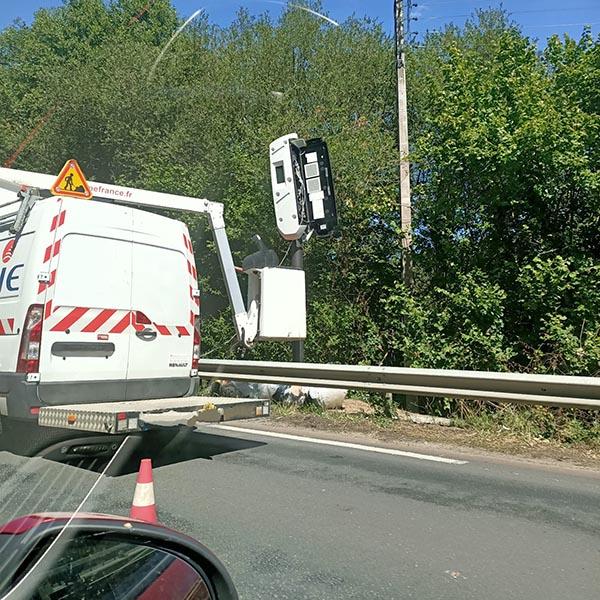 Photo 1 du radar automatique de Saint-Mars-la-Brire