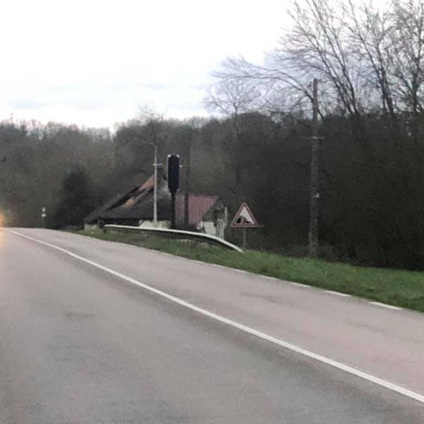 Photo du radar automatique de Fontaine-Bellenger (D6015)