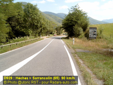 Photo 1 du radar automatique de H�ches