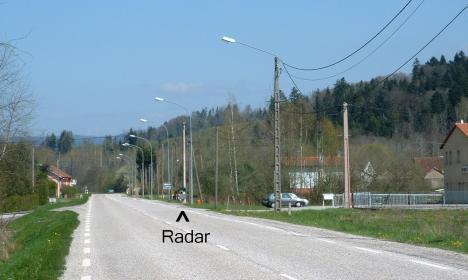 Photo 1 du radar automatique de Moyenmoutier