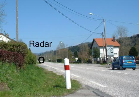 Photo 1 du radar automatique de Moyenmoutier