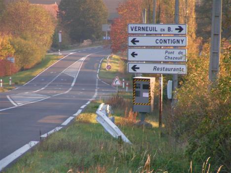 Photo du radar automatique de Contigny (D2009)