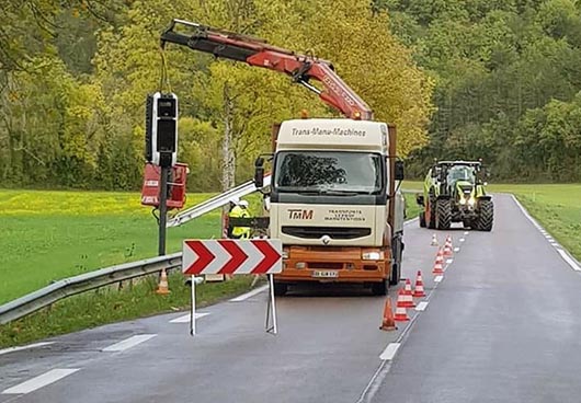 Photo du radar automatique de Saint-Mor (D606)