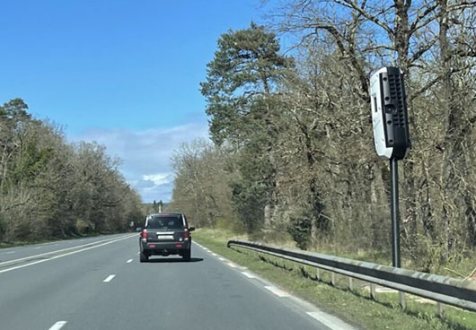 Photo du radar automatique de Fontainebleau (D607)