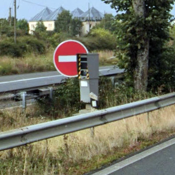 Photo du radar automatique de Chauray (D611)