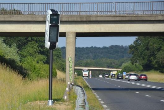 Photo du radar automatique de Chailly-en-Bire (D637)