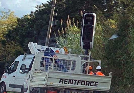 Photo du radar automatique de Verquires (D7N)