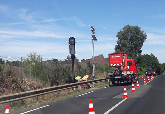 Photo du radar automatique de Saint-Ours (D943)