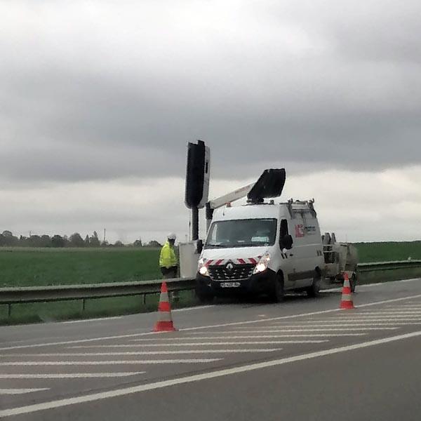 Photo du radar automatique de Balines (N12)