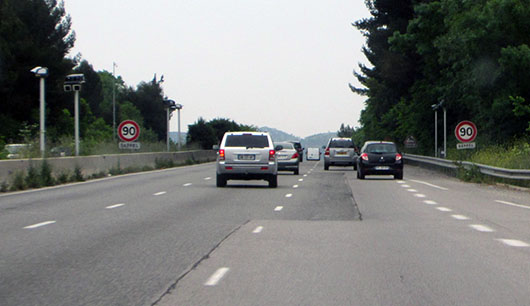 Photo du radar automatique de Marseille (A50)