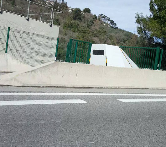 Photo du radar automatique de Nice (A8)