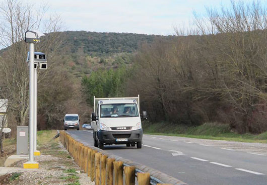 Photo du radar automatique de Grospierres (D111)